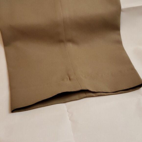 SAVANE, NEW WOMEN'S TAN PANTS, SIZE 12, HOOK & BUTTON CLOSURE, HIDDEN ZIPPER - Picture 8 of 9